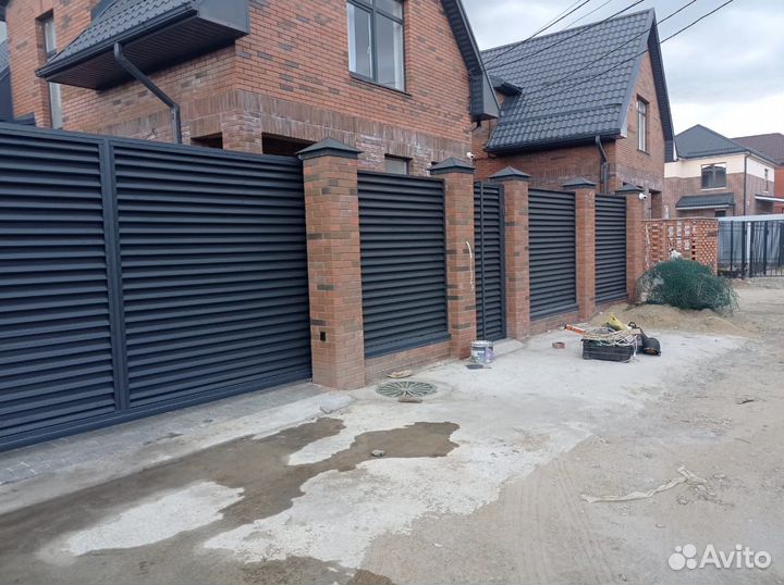 Забор из жалюзи в покрытии Матте