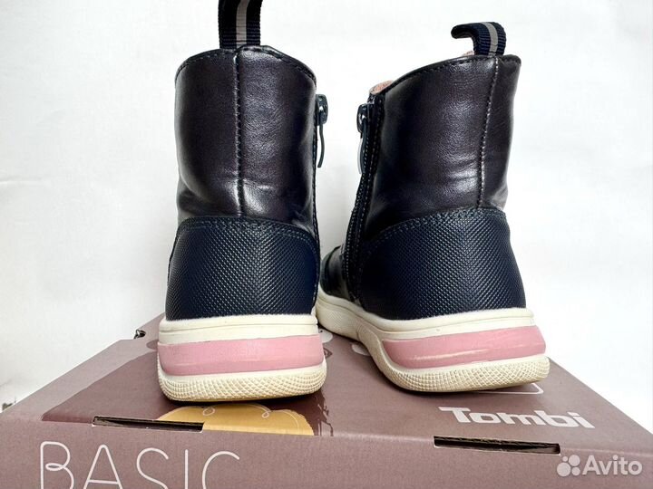 Ботинки демисезонные для девочки 23 tombi