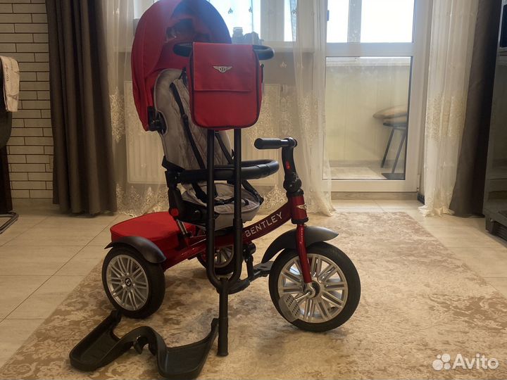 Детский велосипед с ручкой бу