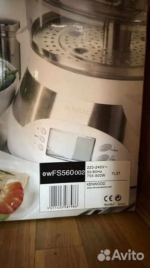 Пароварка kenwood fs 560