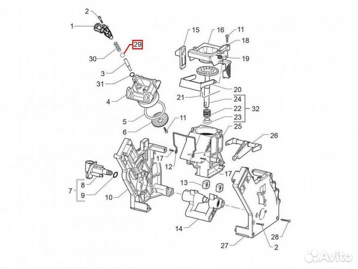 Шарик стеклянный клапана заварочного узла кофемаши