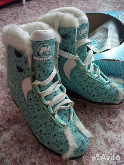 Коньки фигурные утеплённые Nordway