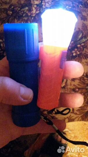 2 карманных фонарика