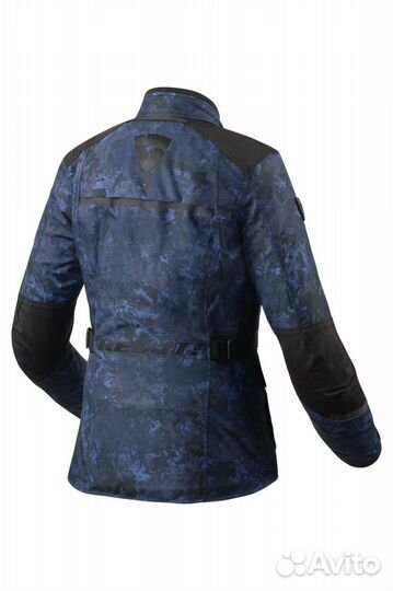 Motorradjacke Rev'It Voltiac 3 H2O Camo Blau Damen Blau, Camouflage