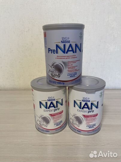 Детское питание смесь NAN