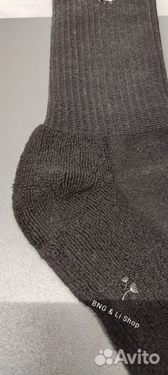 Высокие носки Nike Perfomance Cotton белый черный