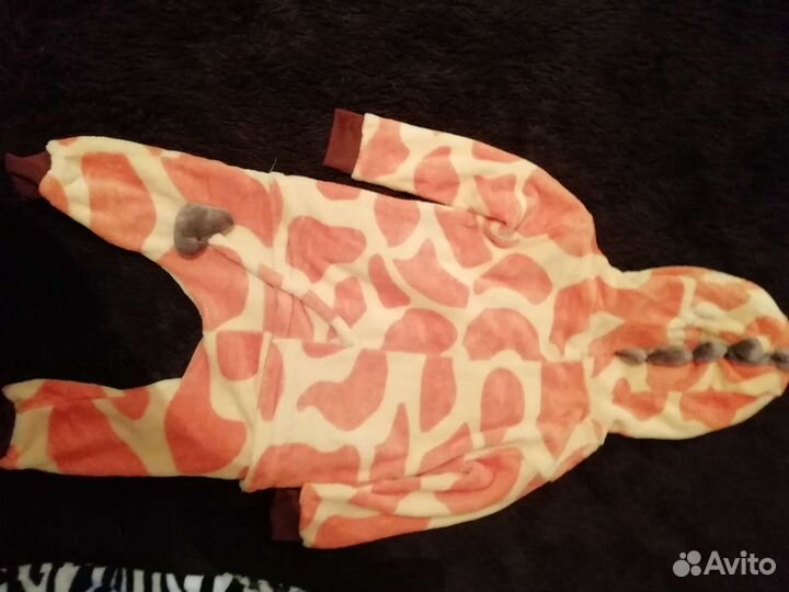Пижама жираф и зебра98 - 102 р-р