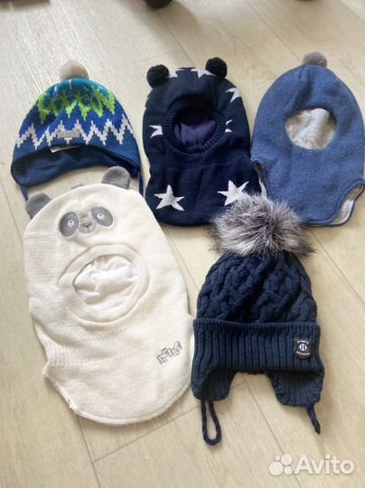 Шапка шлем для мальчика