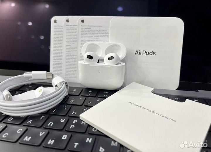 Airpods 3 оригинального качества чип airoha