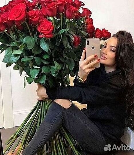 Букет роз 101 роза 51 роза