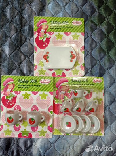 Керамическая посуда для кукол