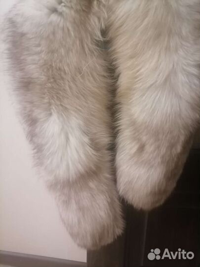 Меховой воротник песец