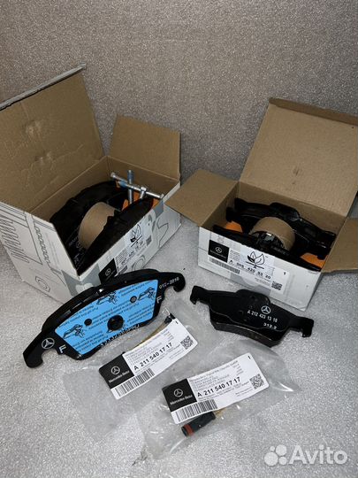 Комплект Колодок Мерседес w212/w204