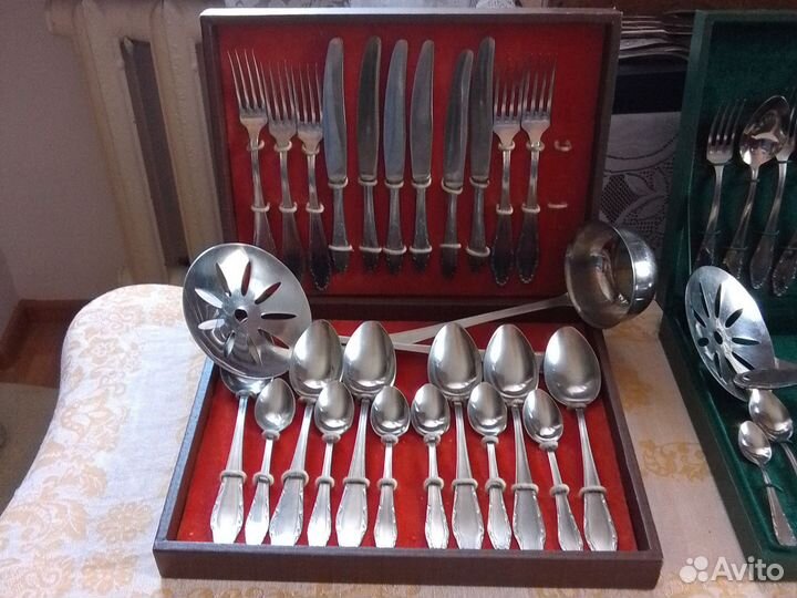 Столовые приборы 60- 70г, нержавейка винтаж