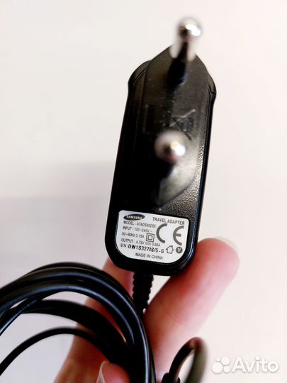 Наушники, переходник, зарядка на Samsung