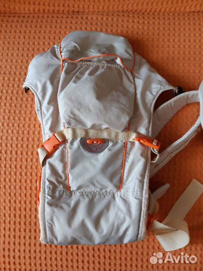 Рюкзак переноска кенгуру бежевый