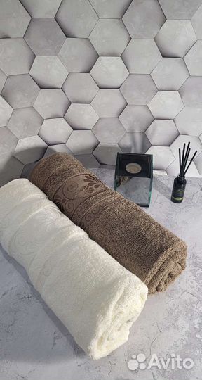 Банное полотенце 2 шт в подарочной упаковке