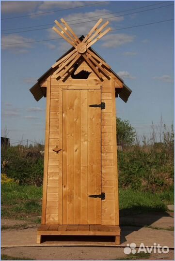 Дачный туалет с кошкой NHB