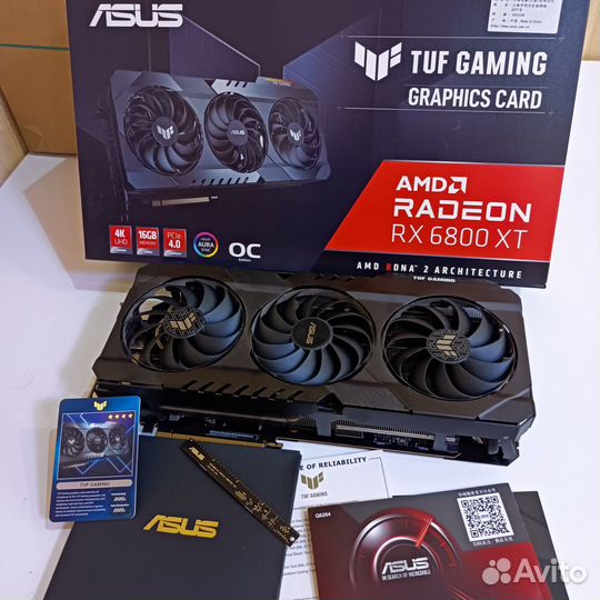 Видеокарта Asus RX 6800 XT TUF Gaming OC Edition