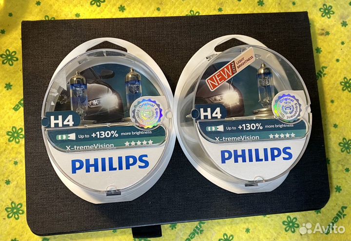 Автомобильные лампочки phillips h4 x-treme vision