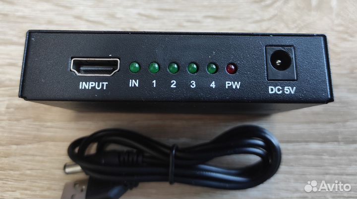 Сплиттер hdmi 1 в 4