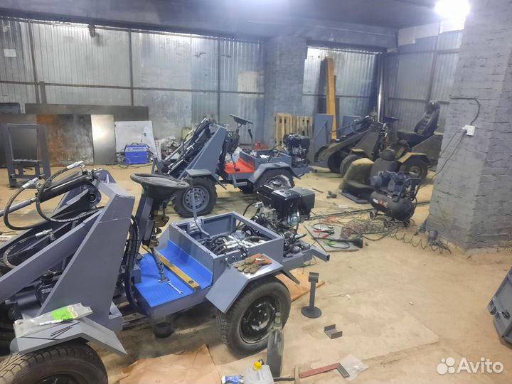 Мини-трактор с КУН, 2024