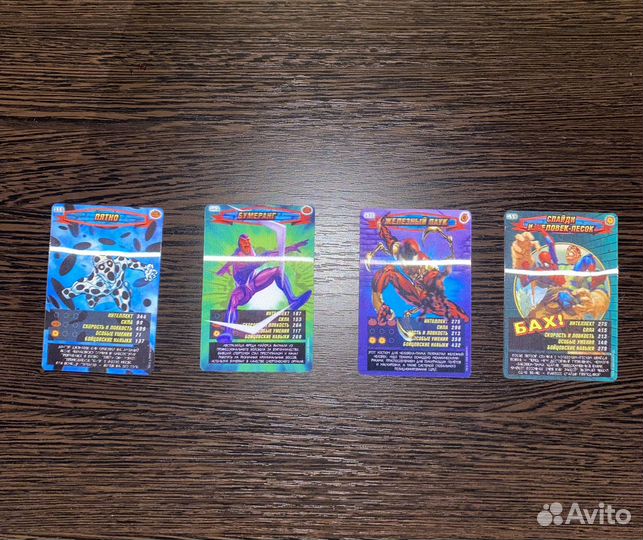 Коллекционные карточки человек-паук