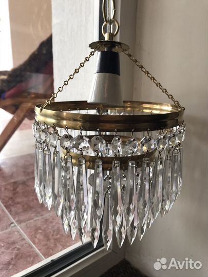 Светильник подвесной 2 шт люстра винтаж