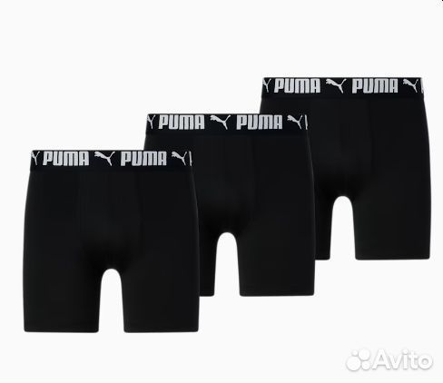Трусы боксеры мужские Puma оригинал (3-pack)