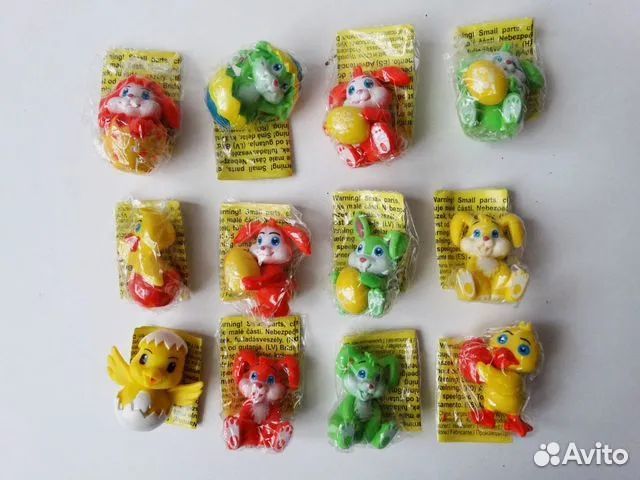 Фигурки из десертов KidsWorld Пасха, Мишки Зайцы