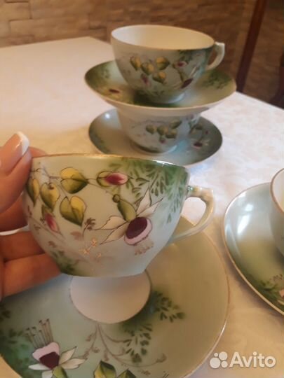 Чайная пара Дулево 1918-1930г.г