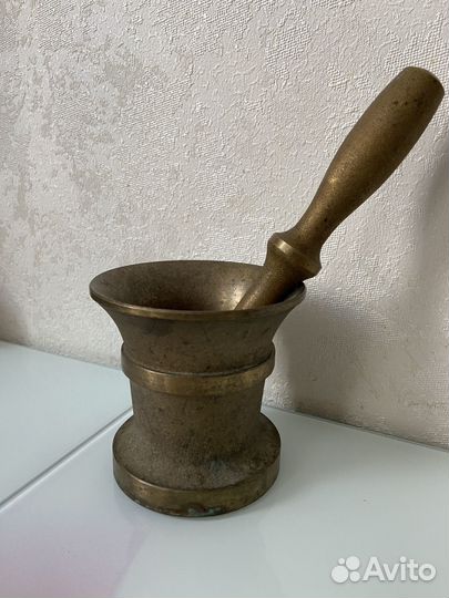 Ступка с пестиком.Бронза