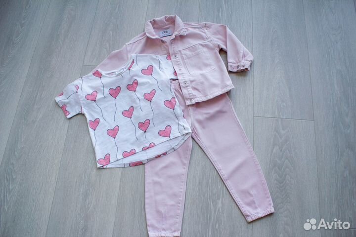 Комплект (джинсы+джинсовка) Zara (110)