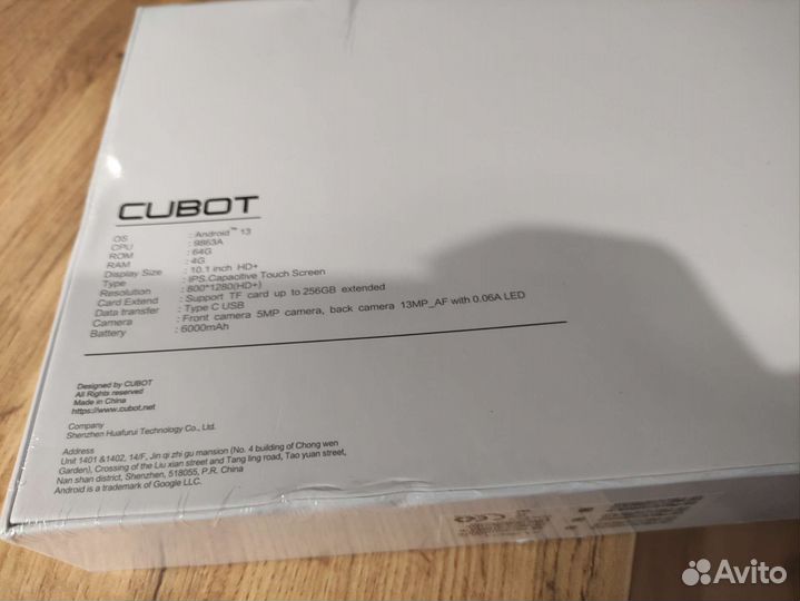 Планшет Cubot Tab 20 10.1 дюйм 4g lte 4/64
