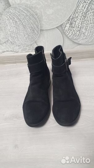 Ботинки замшевые женские