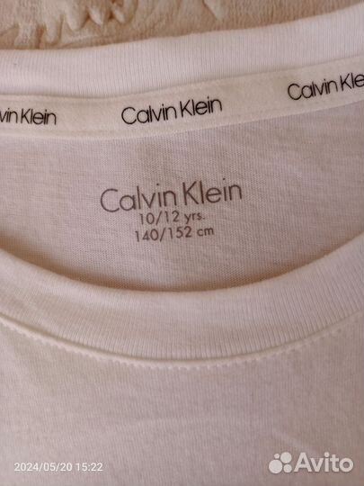 Футболки для девочки Calvin Klein