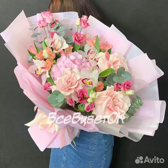 Сборный букет цветов