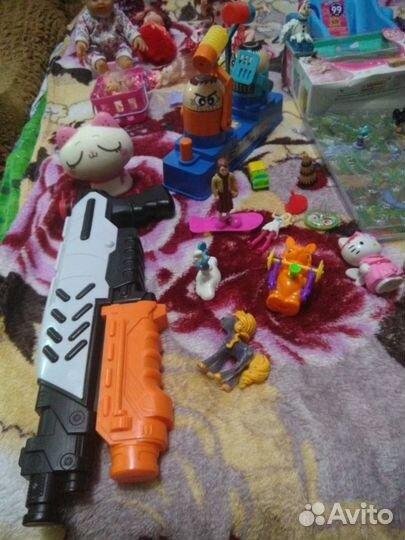 Игрушки пакетом в хорошим состояние