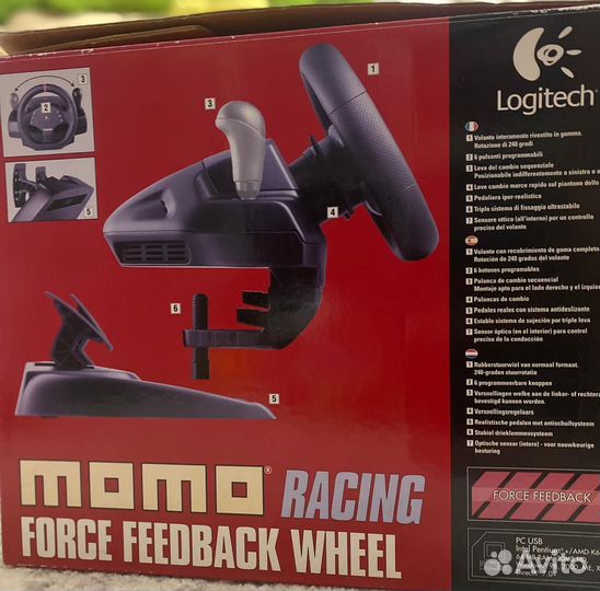 Игровой руль logitech momo racing