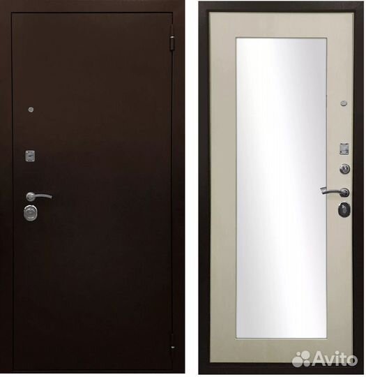 Дверь входная Ратибор Оптима 3К Зеркало