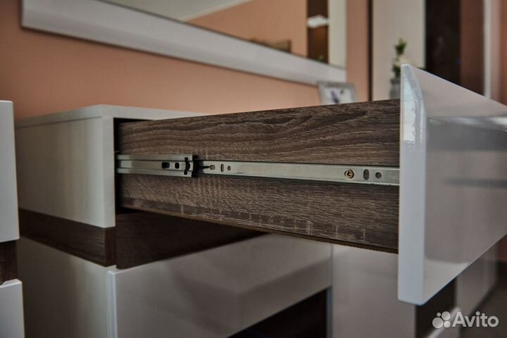 Коллекция Ультра Тумба для обуви Белый/Белый гл