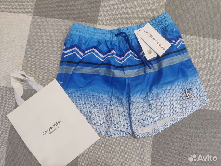 Шорты купальные calvin klein для плавания ск
