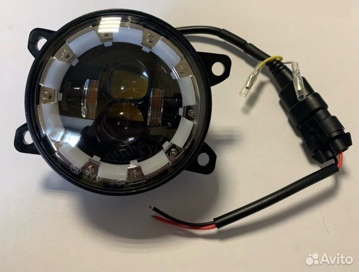 Туманки 60W LED 2190 vesta 4 линзы. дхо поворотник