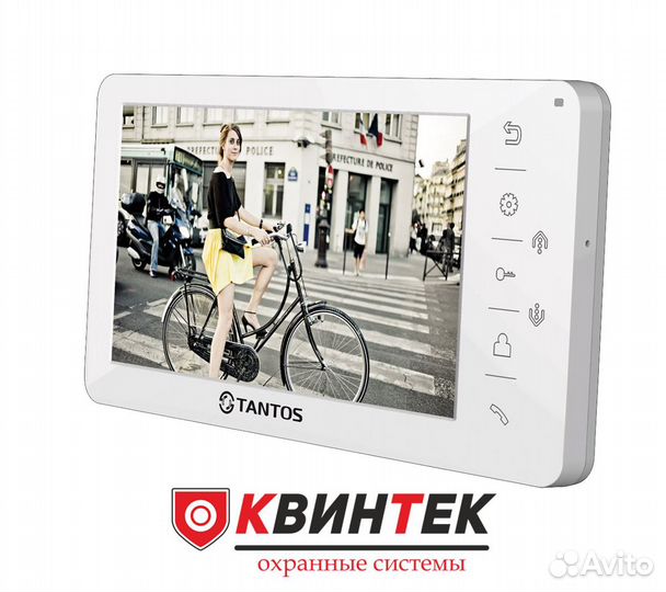 Домофон цветной Amelie (White) 7 дюймов