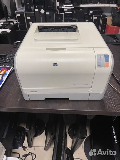 Цветной лазерный принтер HP LJ CLP1215 заправлен