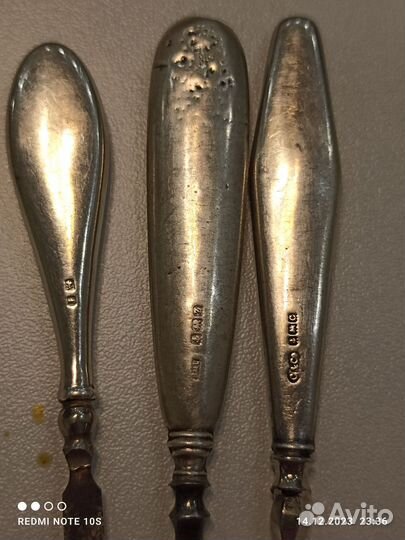 Предметы для маникюра, серебро