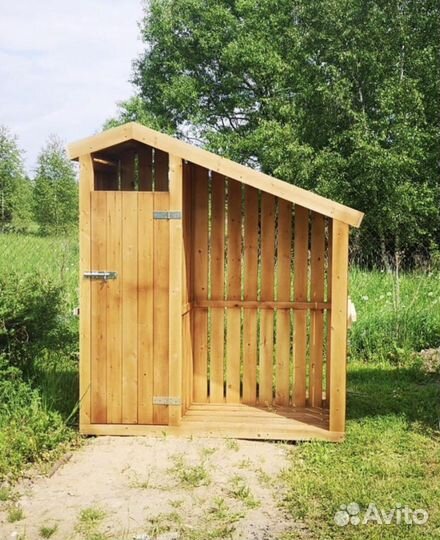Дровник хозблок для инветаря садовая мебель