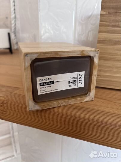 Дозатор для мыла и стакан из бамбука икеа