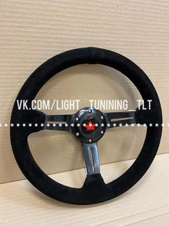 Спорт руль для авто исполнение замша
