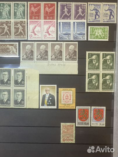 Альбом старых марок Германия,Финлядния,Латвия
